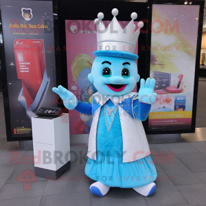 Postava maskota Sky Blue...