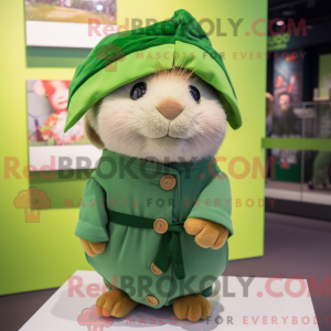 Mascot character of a Green...