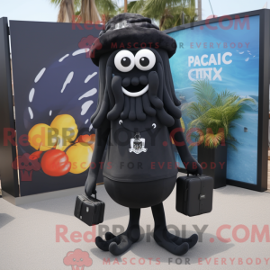 Mascot character of a Black...