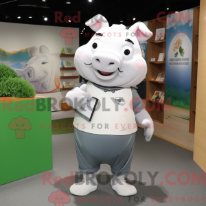 Mascot character of a Gray...