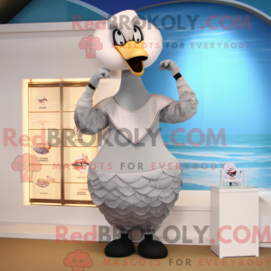 Mascot character of a Gray...