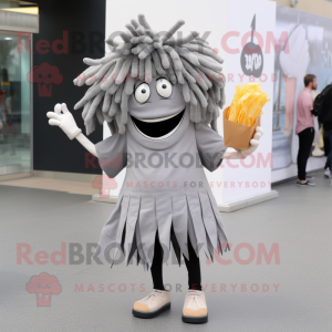 Gray French Fries mascotte...