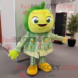 Mascot character of a Lime...