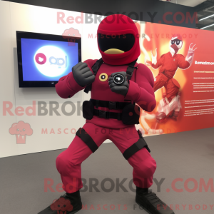Maskottchen eines Red Para...