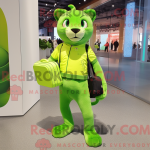 Mascot character of a Lime...