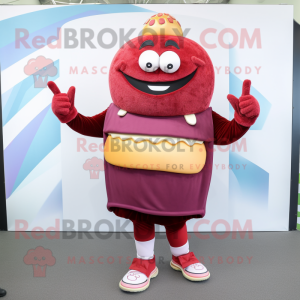 Maroon Burgers mascotte...