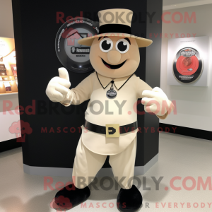 Mascot character of a Tan...