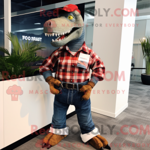 Mascottekarakter van een...