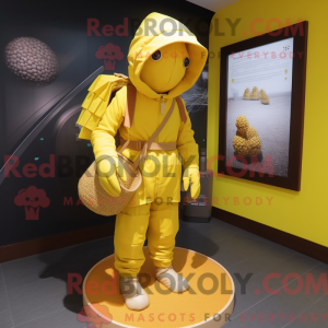 Maskotfigur af et...