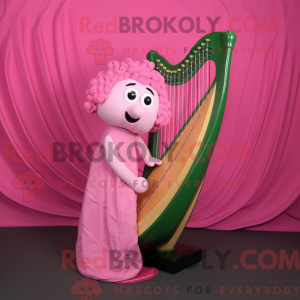 Mascot character of a Pink...