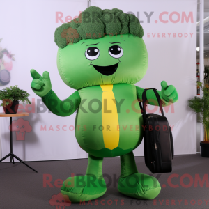 Mascot character of a Green...