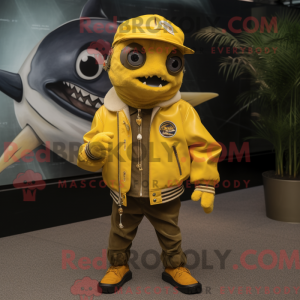 Mascot character of a...