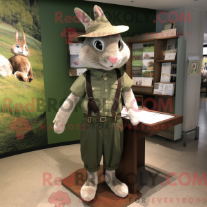 Mascottefiguur van een...