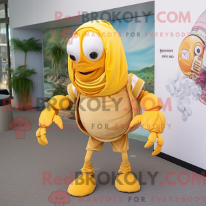 Mascot karakter van een...