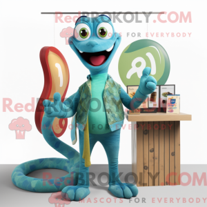 Mascottefiguur van een...