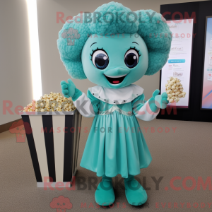 Postava maskota Teal Pop...