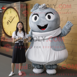 Mascot character of a Gray...