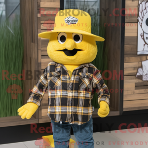 Postava maskota žluté...