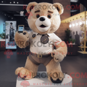 Mascot karakter van een...