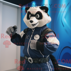 Maskotfigur af en Navy...