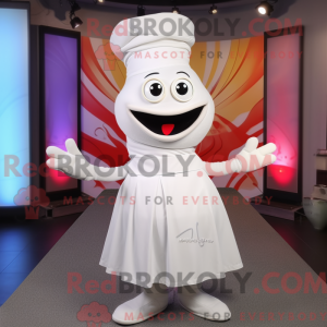 Mascot character of a White...