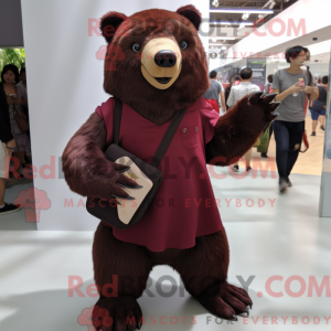 Mascot character of a...