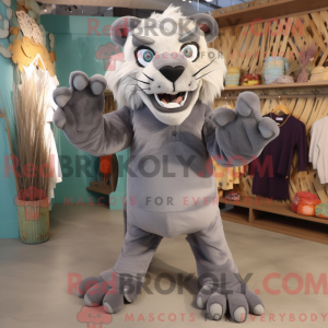 Mascot character of a Gray...