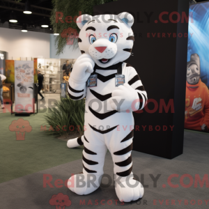 Mascot character of a White...