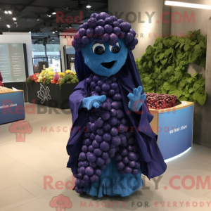 Mascot character of a Blue...