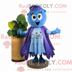 Mascot character of a Blue...
