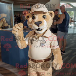 Maskot-karakter af en Tan...