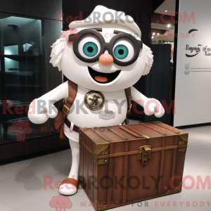 Mascot character of a White...