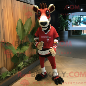 Mascot character of a Red...