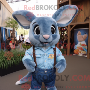 Mascot character of a Blue...