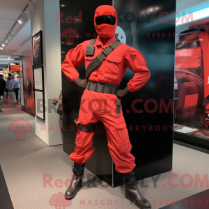 Postava maskota Red Gi Joe...
