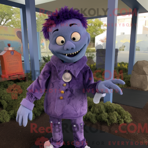 Postava maskota Purple...