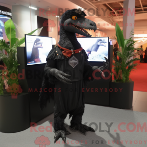 Mascot character of a Black...