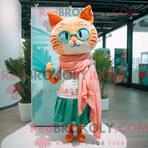 Mascot character of a Peach...