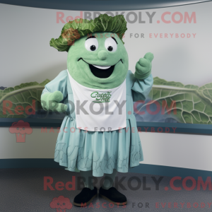 Mascot character of a Cyan...