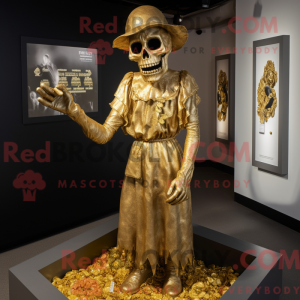 Maskotfigur af en...