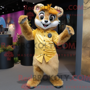 Mascot character of a Gold...