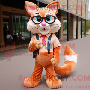Maskottchen eines Peach...