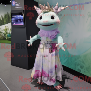 Postava maskota Axolotlů...
