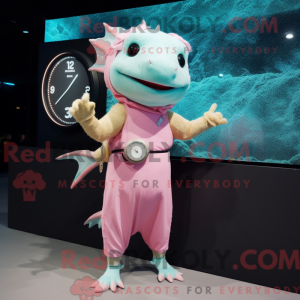 Postava maskota Axolotlů...