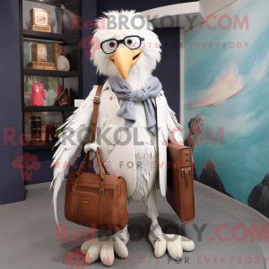 Mascot character of a White...