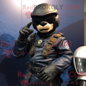 Maskotfigur af en...