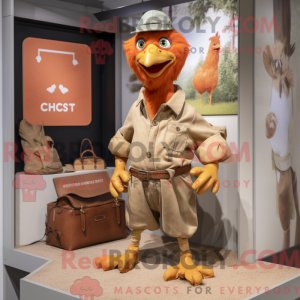 Mascot character of a Rust...