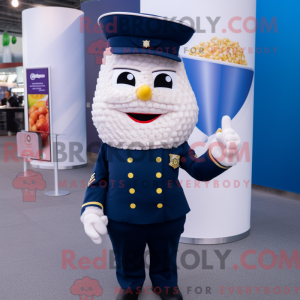 Mascot character of a Navy...