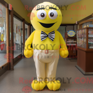 Mascot character of a Lemon...
