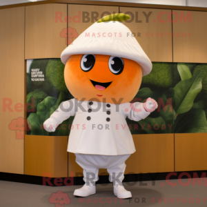 Mascot character of a White...